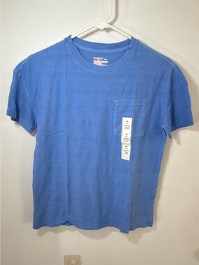 Cat & Jack Kids Pocket Crew Tee in Light Blue Size Medium